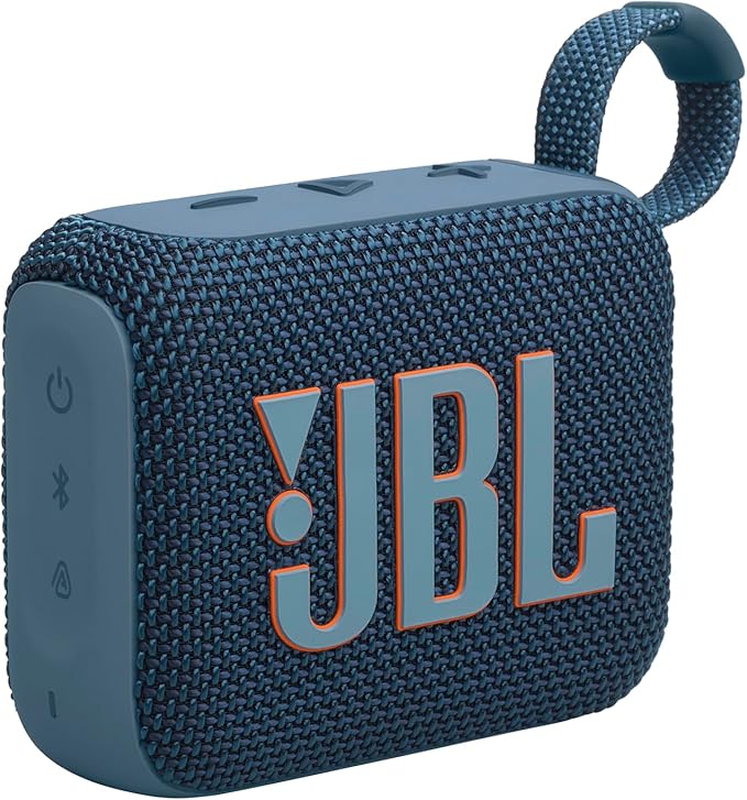 Caixa de Som, JBL, Go 4, Bluetooth, Portátil, Auracast, À Prova D'água e Poeira - Azul